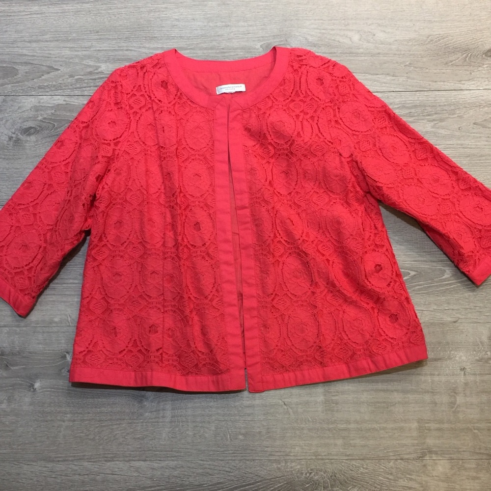 Christopher & Banks Lace Jacket - Picture 2 of 8